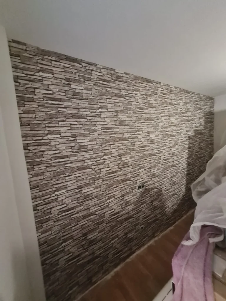 Papel decorativo efecto piedra